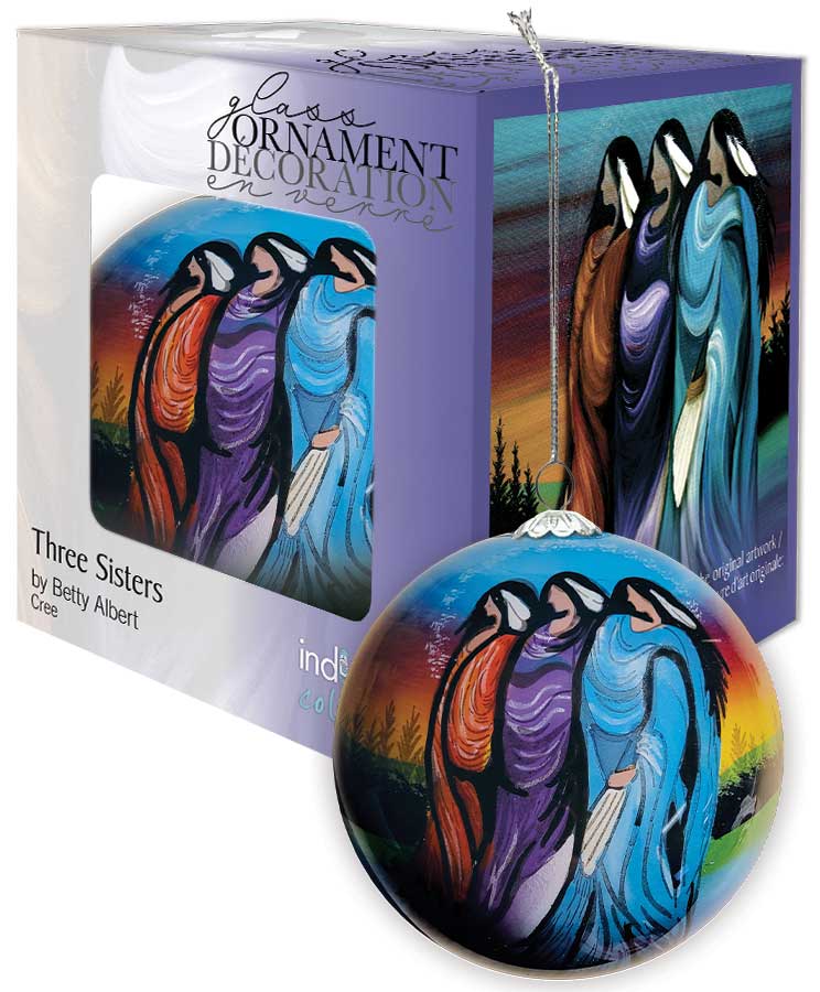 Ornament - Glass - Three Sisters