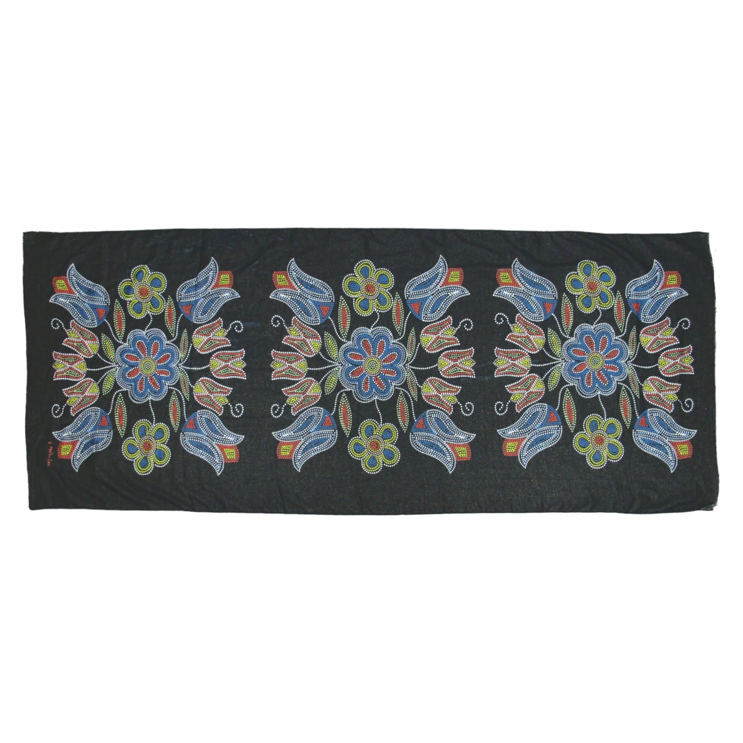 Scarf - Poly - Silver Threads