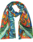 Scarf - Poly - Salmon Spirit Fish