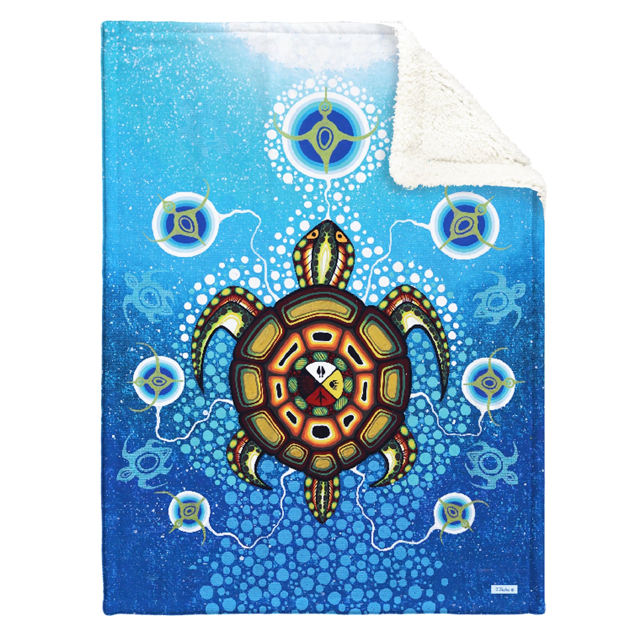 Baby Blanket - Fleece - Medicine Turtle