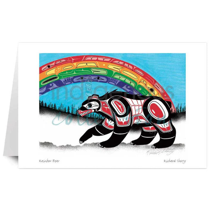 Card - *Shorty - Rainbow Bear - 6x9