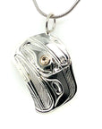 Pendant - Gold & Silver - Cutout - Eagle