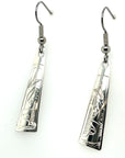 Earrings - Sterling Silver - Triangle - Eagle