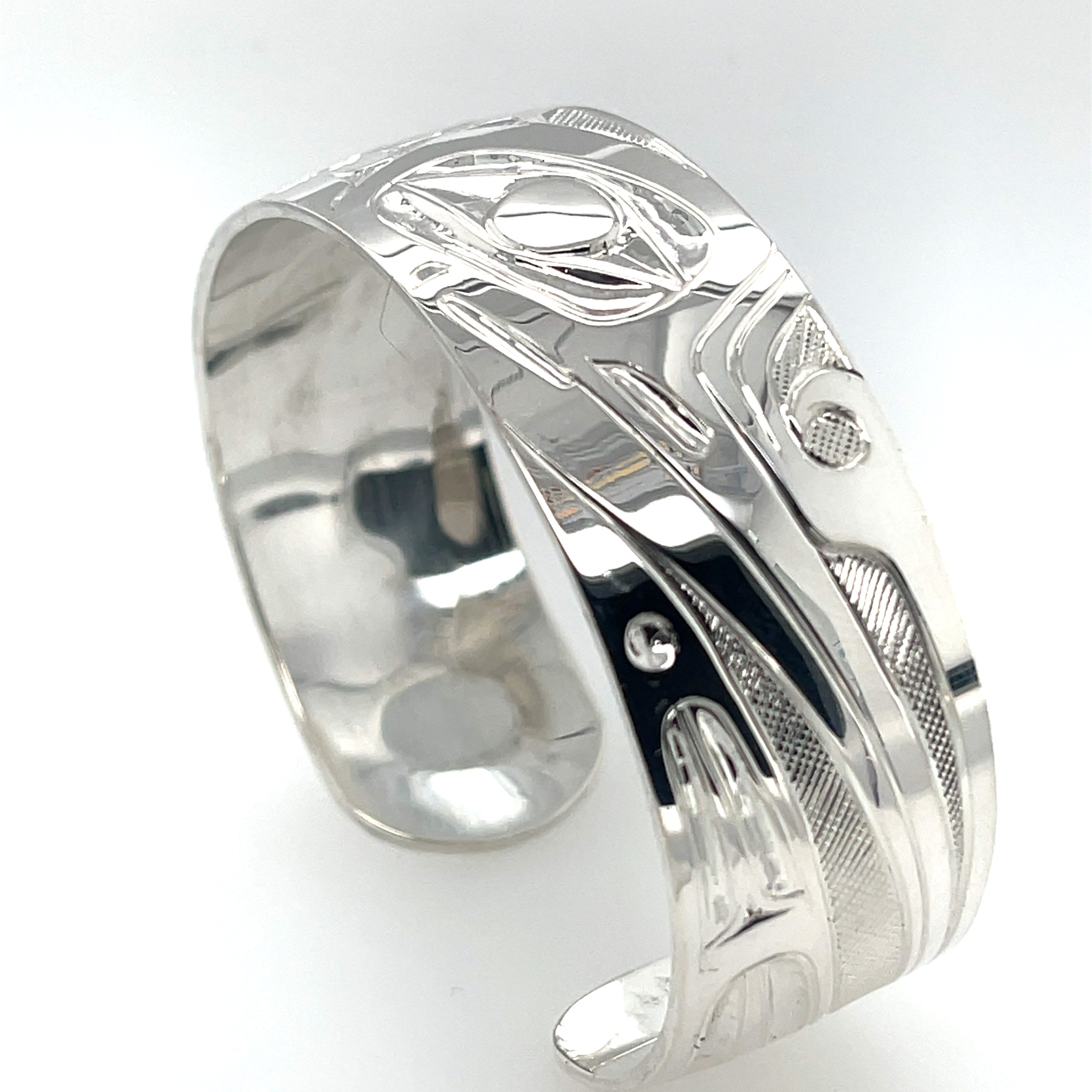Bracelet - Sterling Silver - 3/4&quot; - Hummingbird