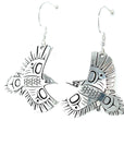 Earrings - Sterling Silver - Woodpecker