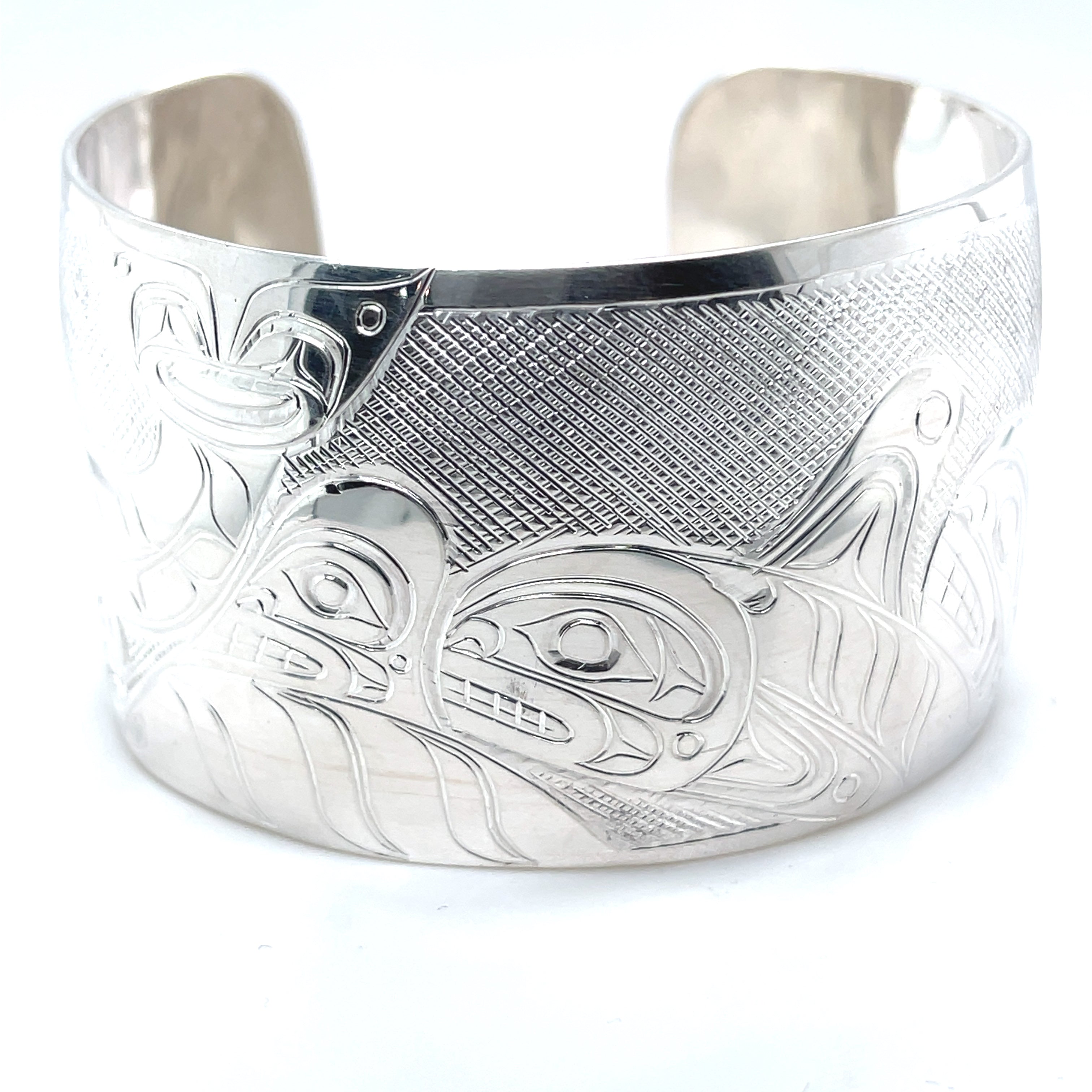 Bracelet - Sterling Silver - 1 1/2&quot; - Orca Pod