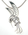 Pendant - Sterling Silver - Cutout - Hummingbird