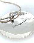 Pendant - Sterling Silver - Round  - Humpback