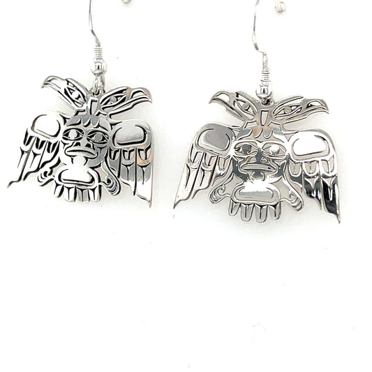 Earrings - Sterling Silver - Cutout - Double Eagle