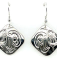 Earrings - Sterling Silver - Diamond - Eagle