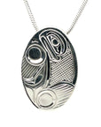 Pendant - Sterling Silver - Oval - Seal