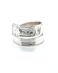 Ring - Sterling Silver - Wrap - Bear