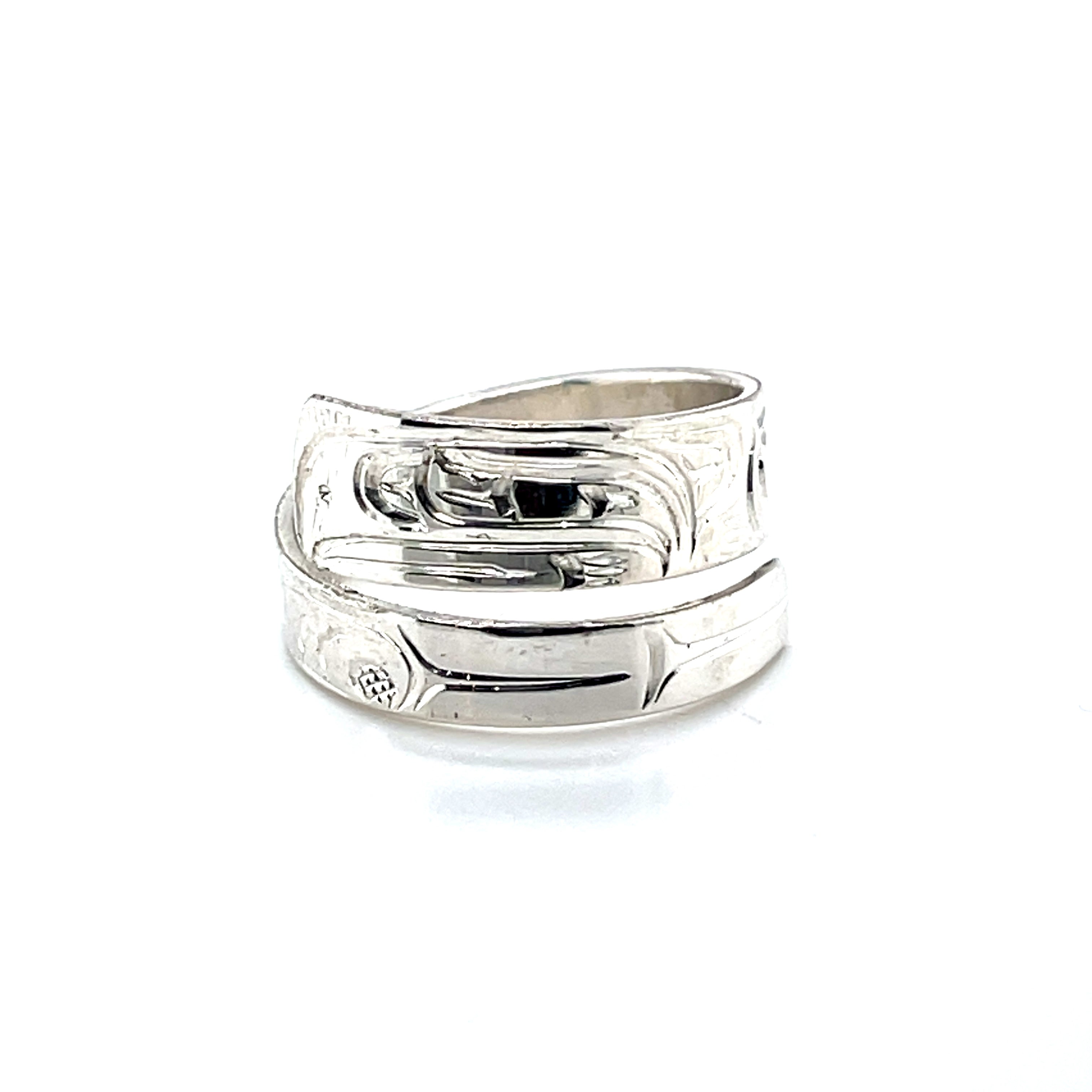 Ring - Sterling Silver - Wrap - Raven