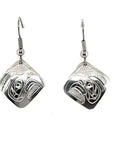 Earrings - Sterling Silver - Diamond - Eagle