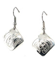 Earrings - Sterling Silver - Diamond - Eagle