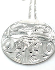Pendant - Sterling Silver - Round - Eagle - 1 5/8" Diameter