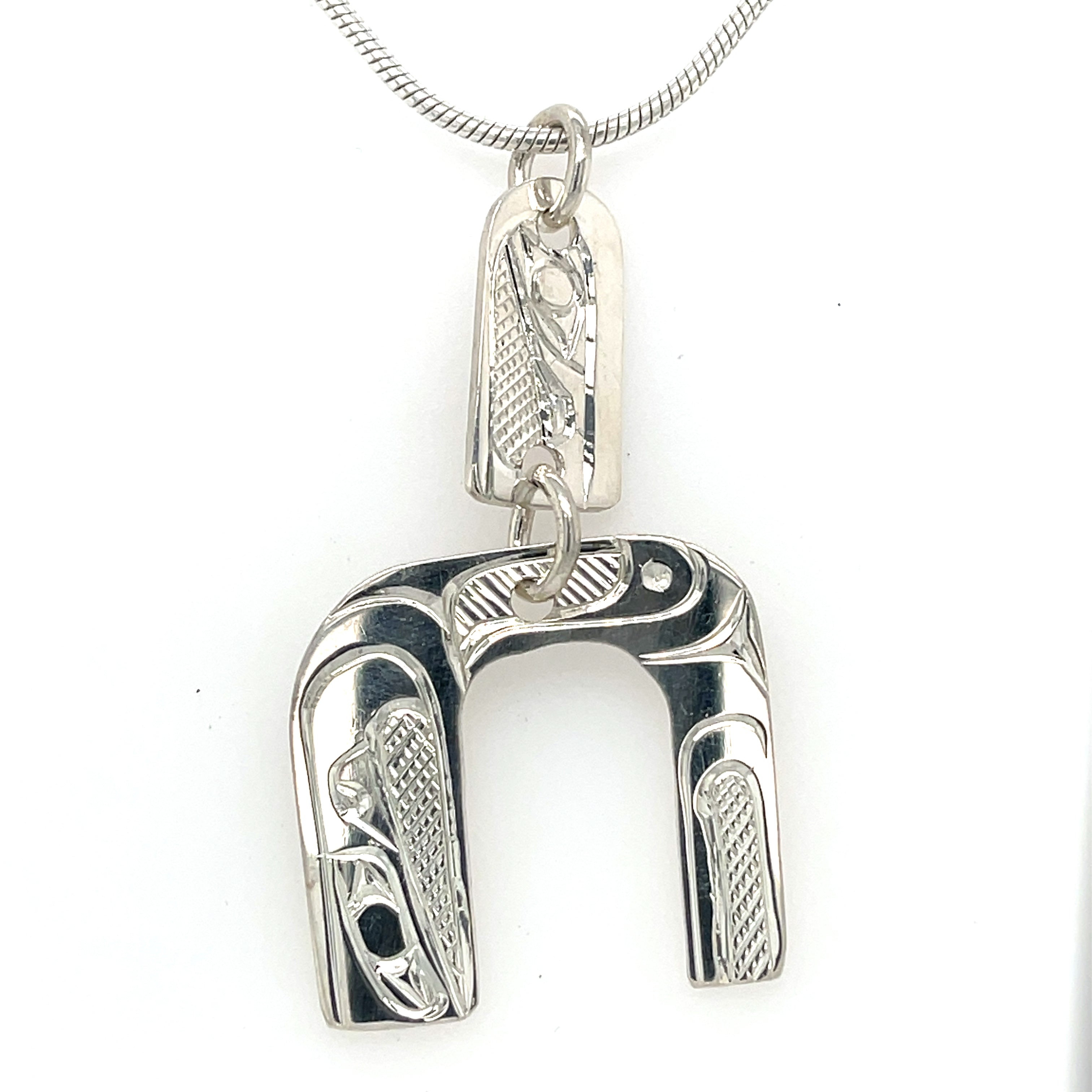 Pendant - Sterling Silver - Eagle - Double Drop