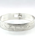 Bangle - Sterling Silver - 1/2" - Eagle Hummingbird