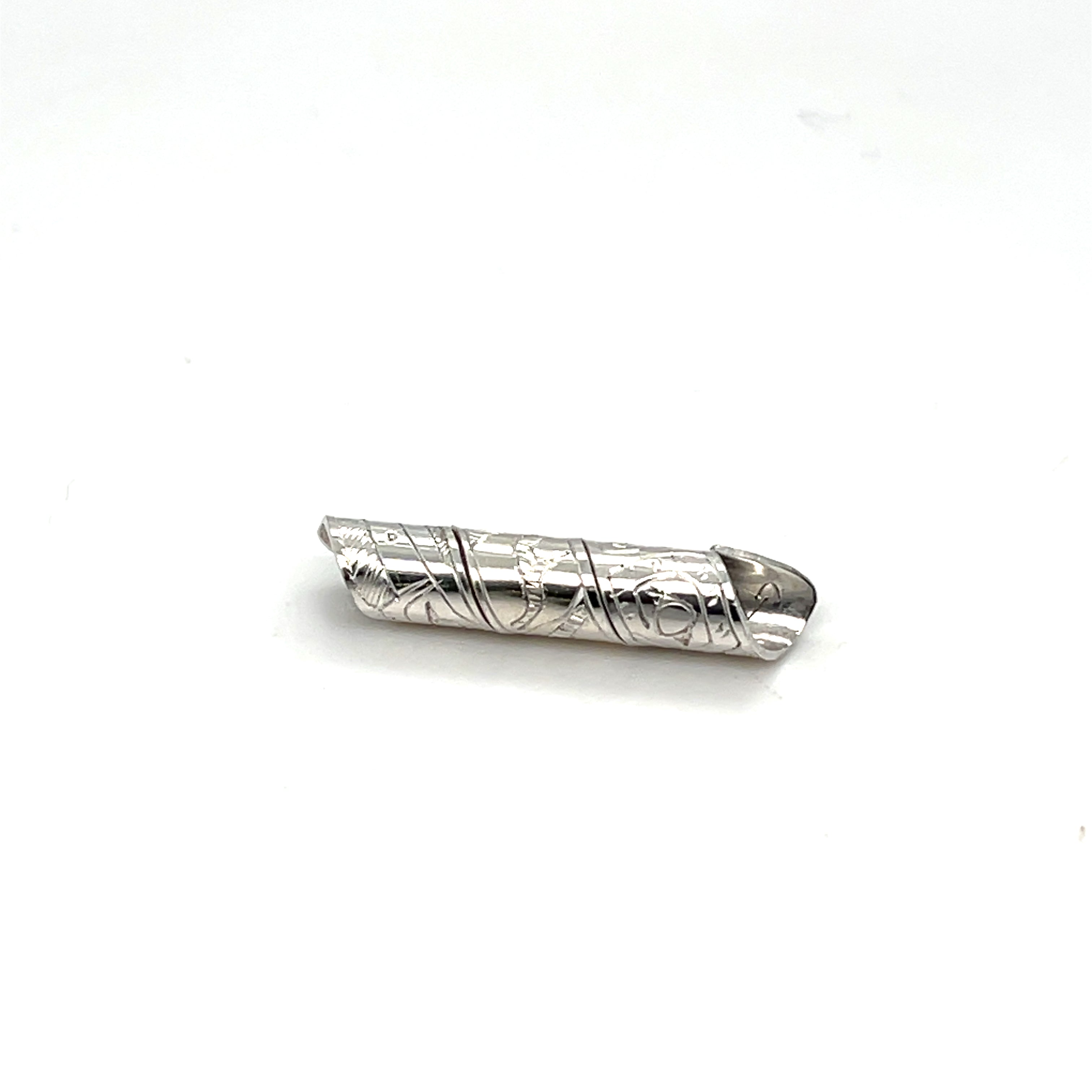 Pendant - Sterling Silver - Spiral - Hummingbird
