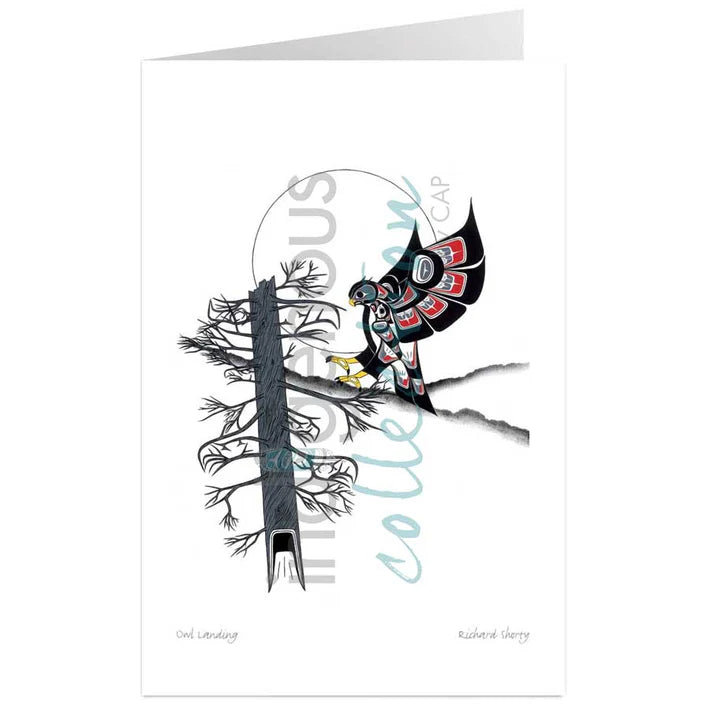 Card - *Shorty - Owl Landing - 6x9