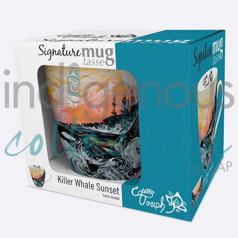 Mug - Fine China - Orca Sunset