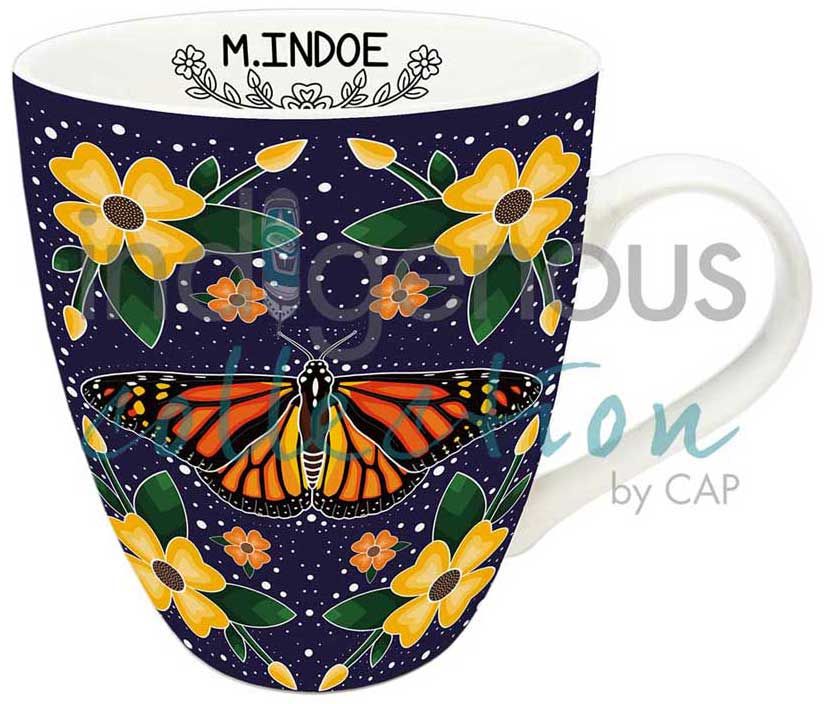 Mug - Fine China - Monarch Butterfly