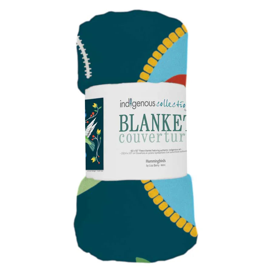 Blanket - Fleece - Hummingbirds