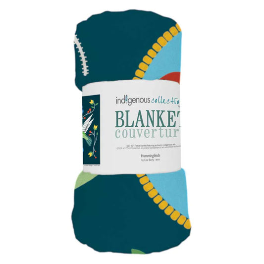 Blanket - Fleece - Hummingbirds