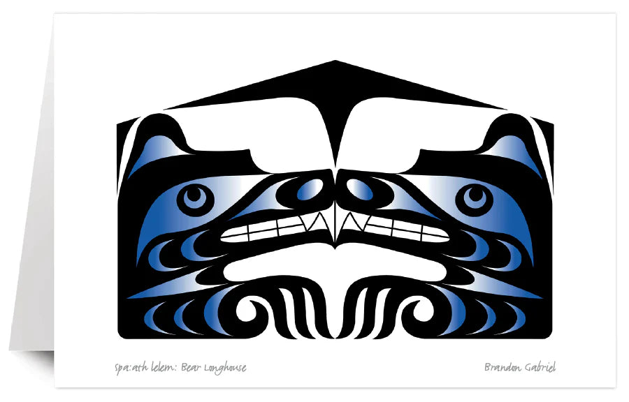 Card - Gabriel - Spa:ath lelem: Bear Longhouse - 6x9