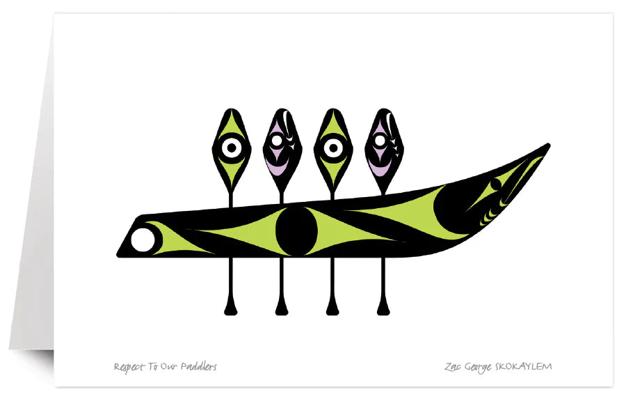 Card - Skokaylem - Respect To Our Paddlers - 6x9