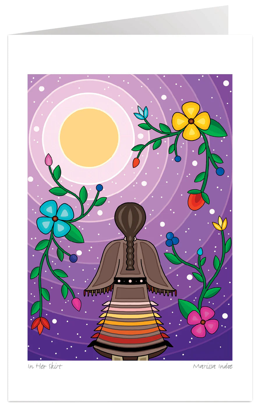 Card - Indoe - In Her Skirt - 6x9