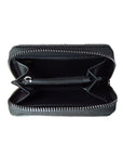 Coin Purse - Zip Around - Silver Threads