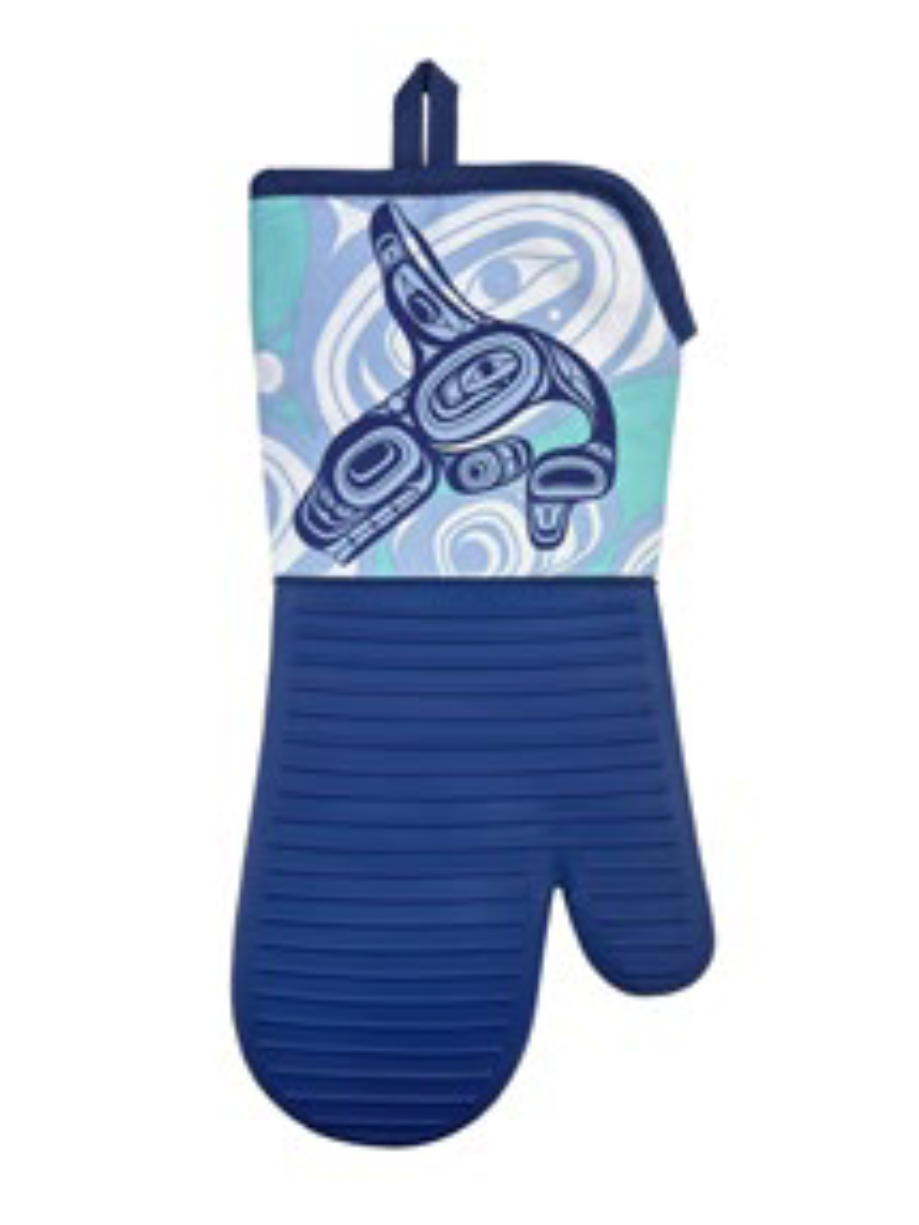 Silicone Oven Mitt - Whale