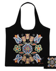 Shopping Bag - Folding - Silver Threads