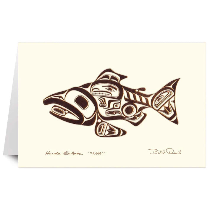 Card - Reid - Copper - Haida Salmon (Skaagi) - 6x9