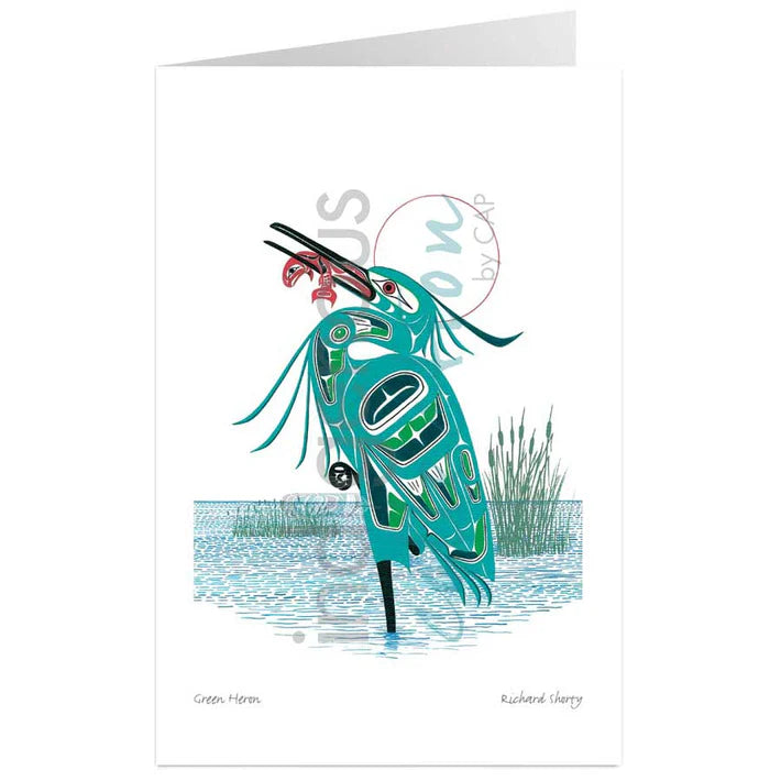 Card - Shorty - Green Heron - 6x9