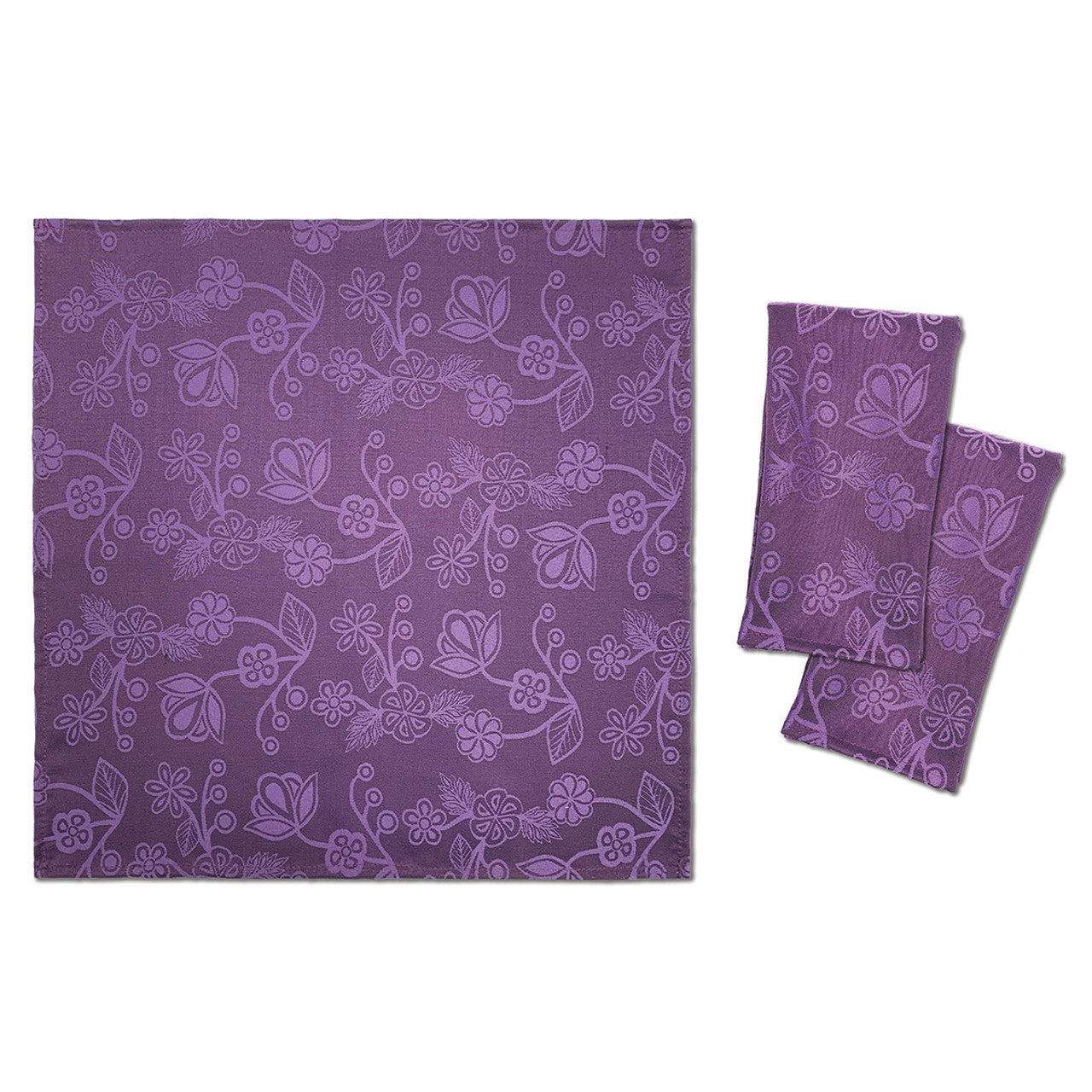 Napkins - Woven - Set of 2 - Ojibwe Florals