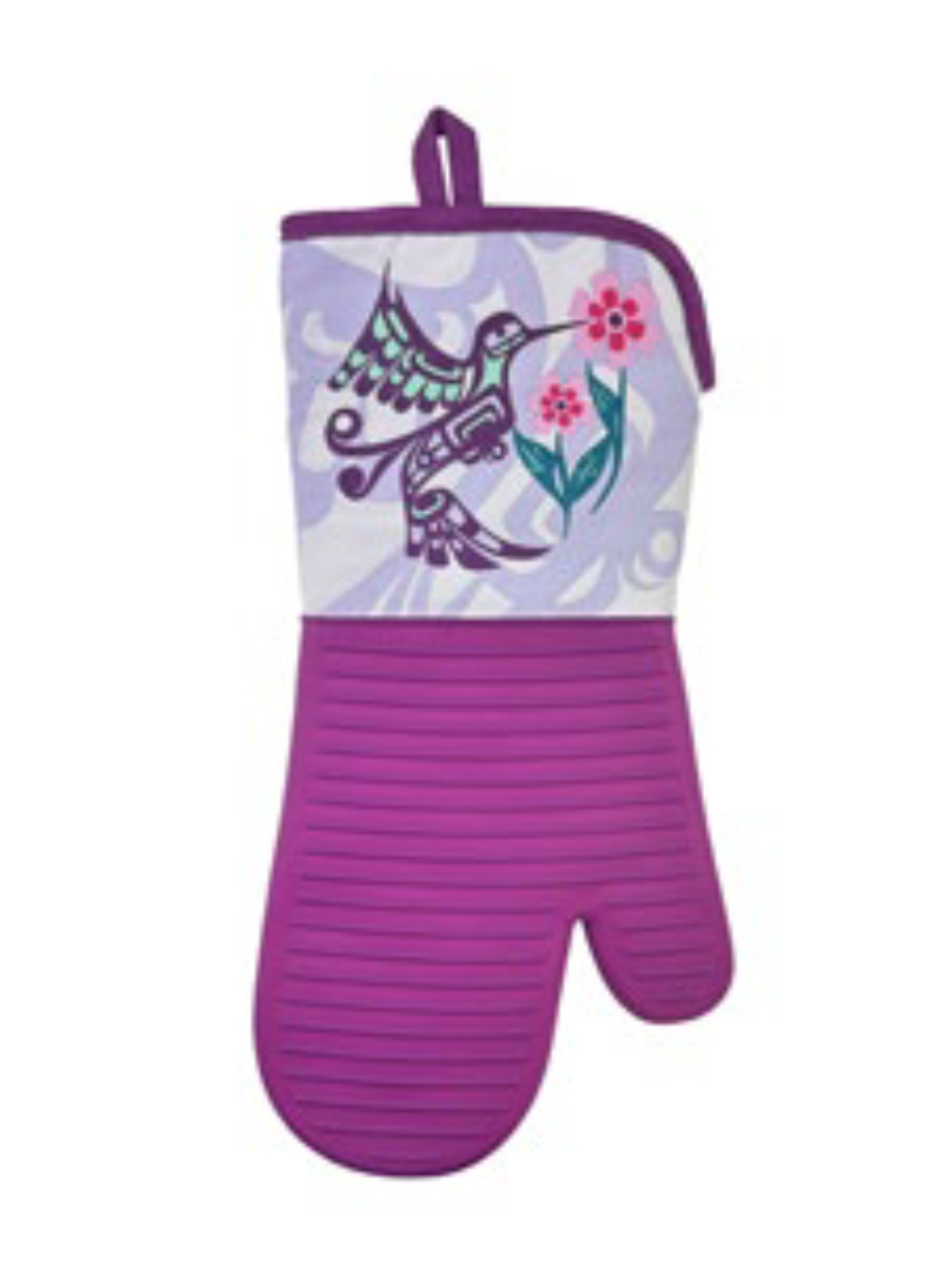 Silicone Oven Mitt - Hummingbird