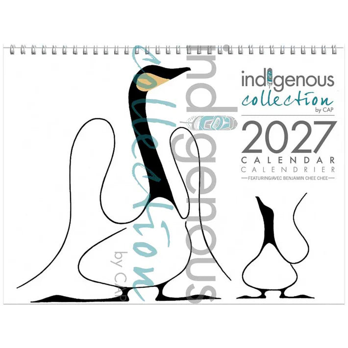 Wall Calendar - 2027 - Horizontal - Benjamin Chee-Chee