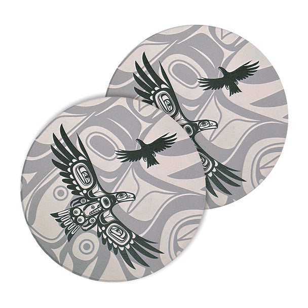 Coasters - Ceramic - Set of 2 - Soaring Eagle