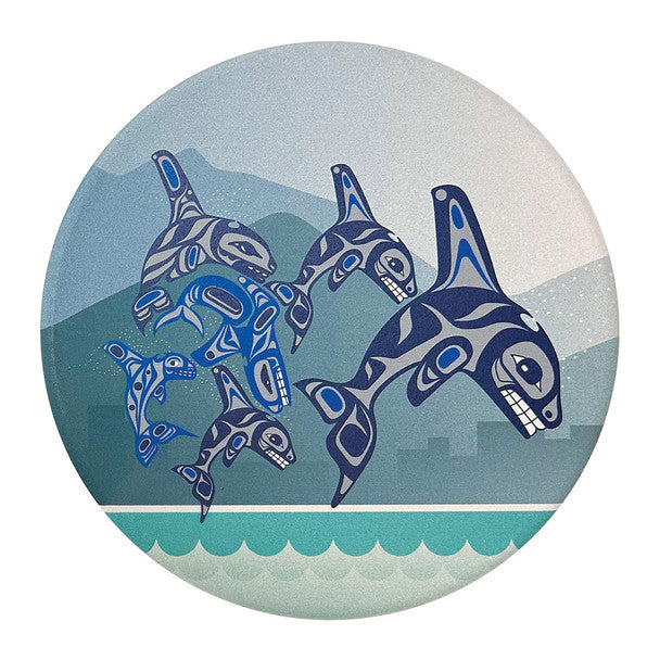 Trivet - Ceramic - Orca Family