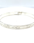 Bangle - Sterling Silver - 1/4" - Hummingbird