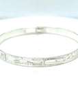 Bangle - Sterling Silver - 1/4" - Hummingbird & Orca