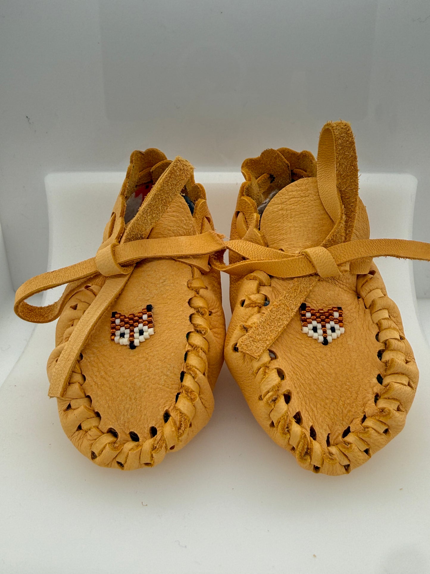 Moccasins - Infant - Deerskin - Foxes