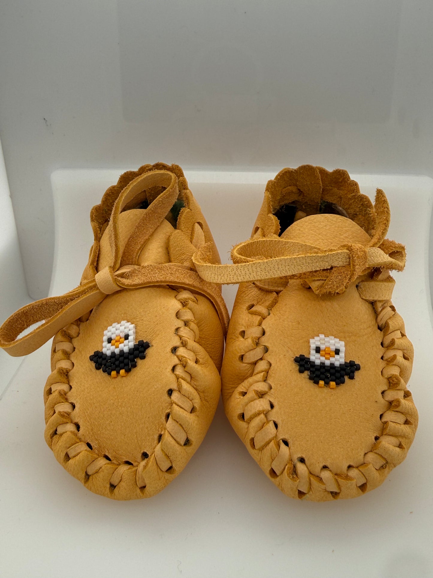 Moccasins - Infant - Deerskin - Eagles
