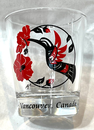 Shot Glass - 2 Ounce - Hummingbird - Vancouver
