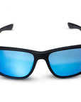 Sunglasses - Jeremy - Black with Blue Mirror
