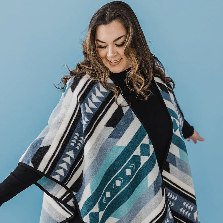 Shawl - Wool Blend - Eco-friendly - Tundra - Reversible