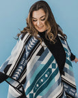 Shawl - Wool Blend - Eco-friendly - Tundra - Reversible