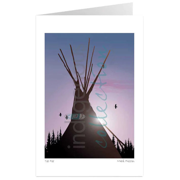 Card - *Preston - Tee Pee - 6x9